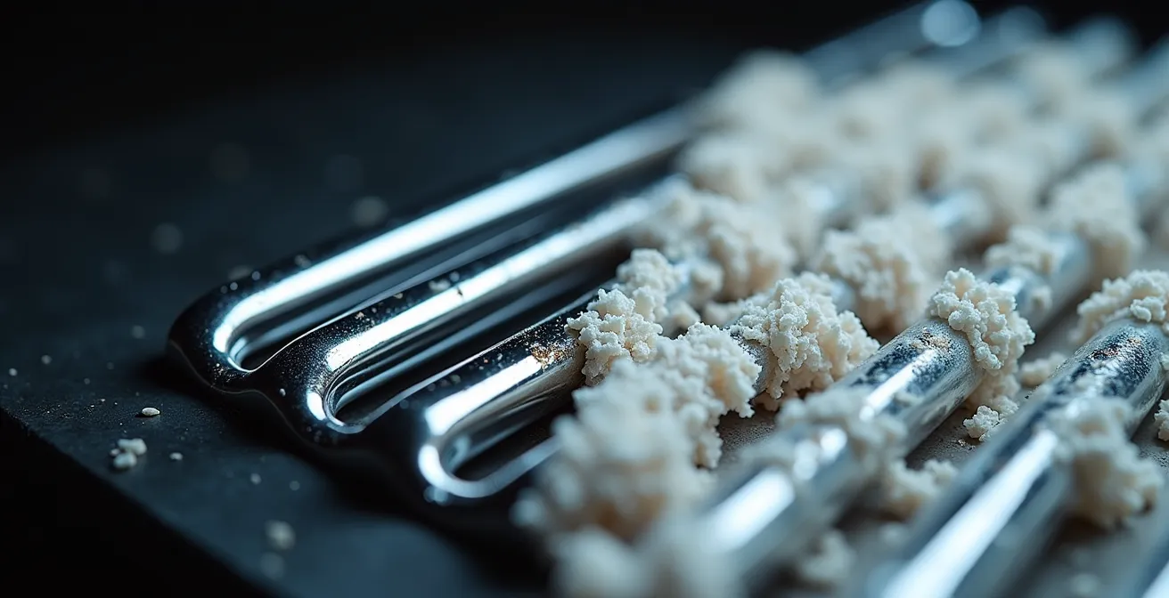 Comparaison entre serpentin de chauffe-eau propre et entartré